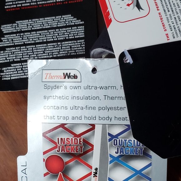 WOMENS Ski Snowboard Pants STRYKE SPYDER Soft Shell Size 8 / 10 Large NWT - Picture 10 of 16